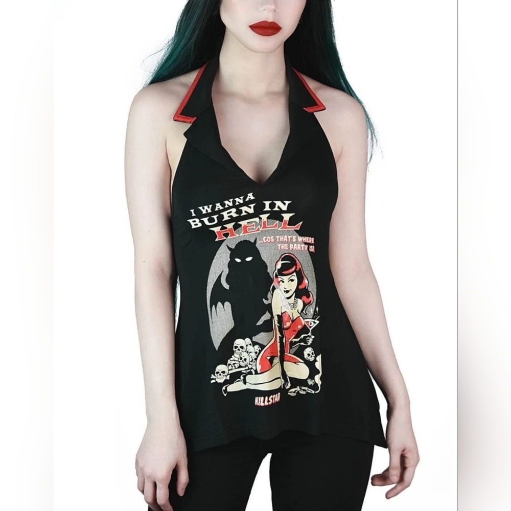 New, Killstar She Devil Halter